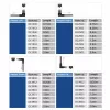 ACT Black 0.25 m U/UTP CAT6A LSZH Slimline patch vads ar RJ45 savienotājiem 90° leņķī pa labi uz taisno