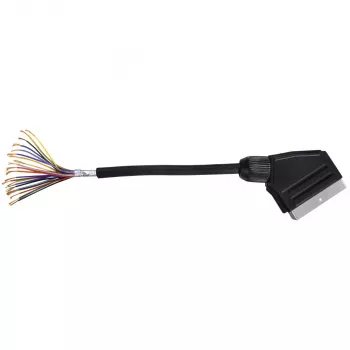 Hama 00205081 SCART kabelis 1.5 m SCART (21-pin) Melns