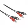 Hama 00205085 audio kabelis 1,5 m 2 x RCA Melns