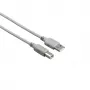 Hama USB kabelis 5 m USB 2.0 A-B pelēks 00200902