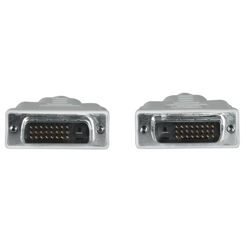 Hama 00200931 DVI kabelis 1,5 m DVI-D Pelēks
