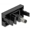 Delock Easy 45 ligzda līdzstrāvai Melns Sievišķais Vīrišķais 45mm