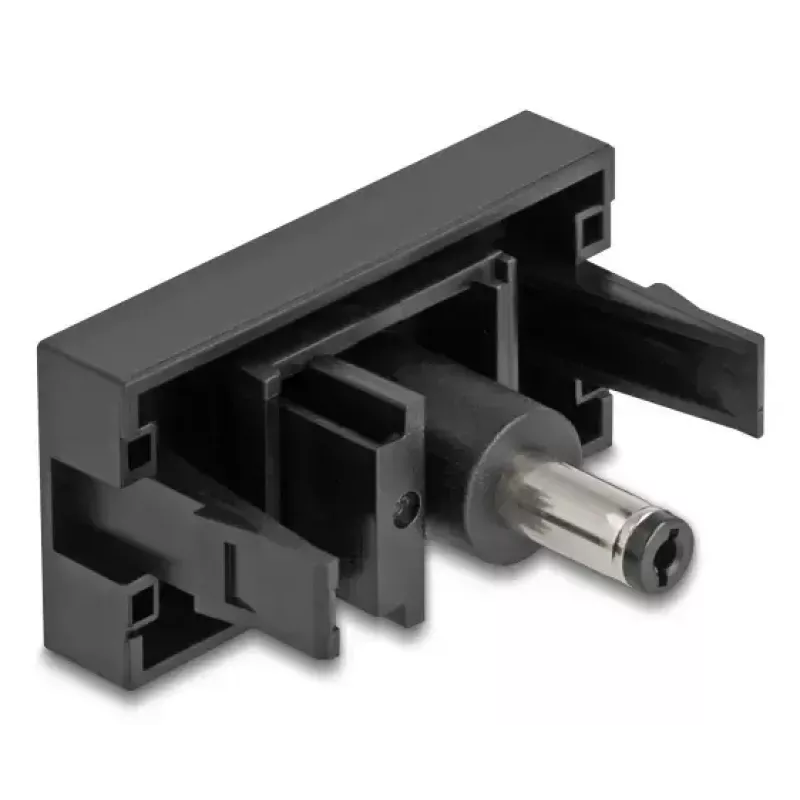 Delock Easy 45 ligzda līdzstrāvai Melns Sievišķais Vīrišķais 45mm