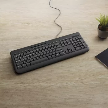 Incase Designed by Microsoft Wired Keyboard 600 universāla USB QWERTY melna tastatūra