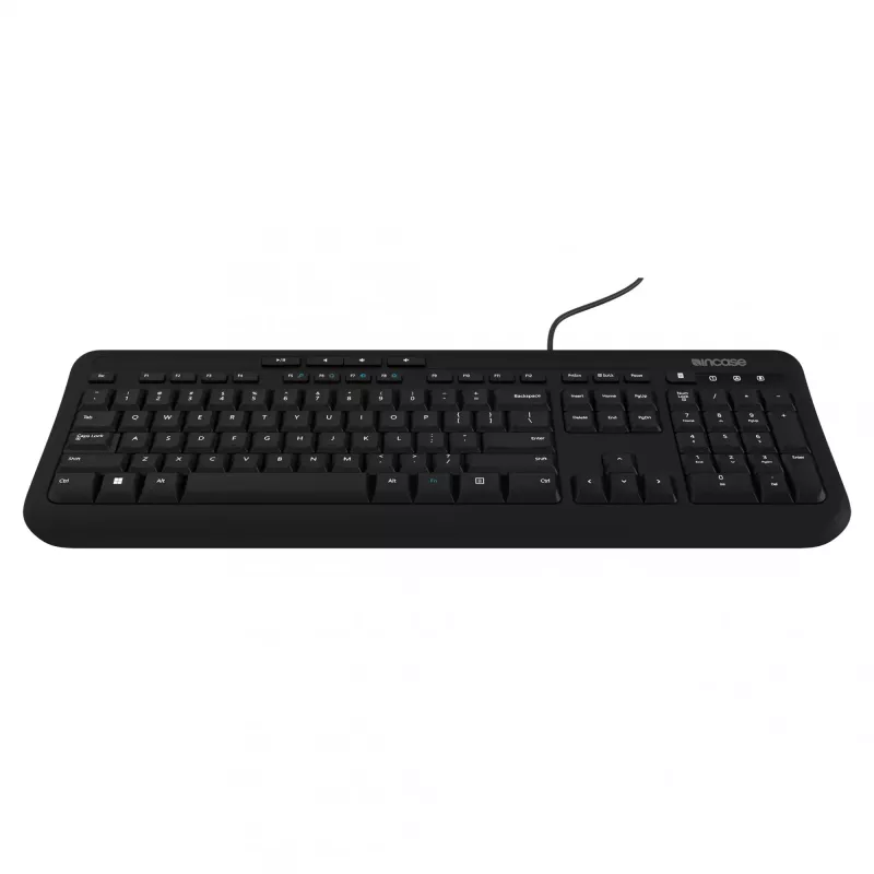 Incase Designed by Microsoft Wired Keyboard 600 universāla USB QWERTY melna tastatūra