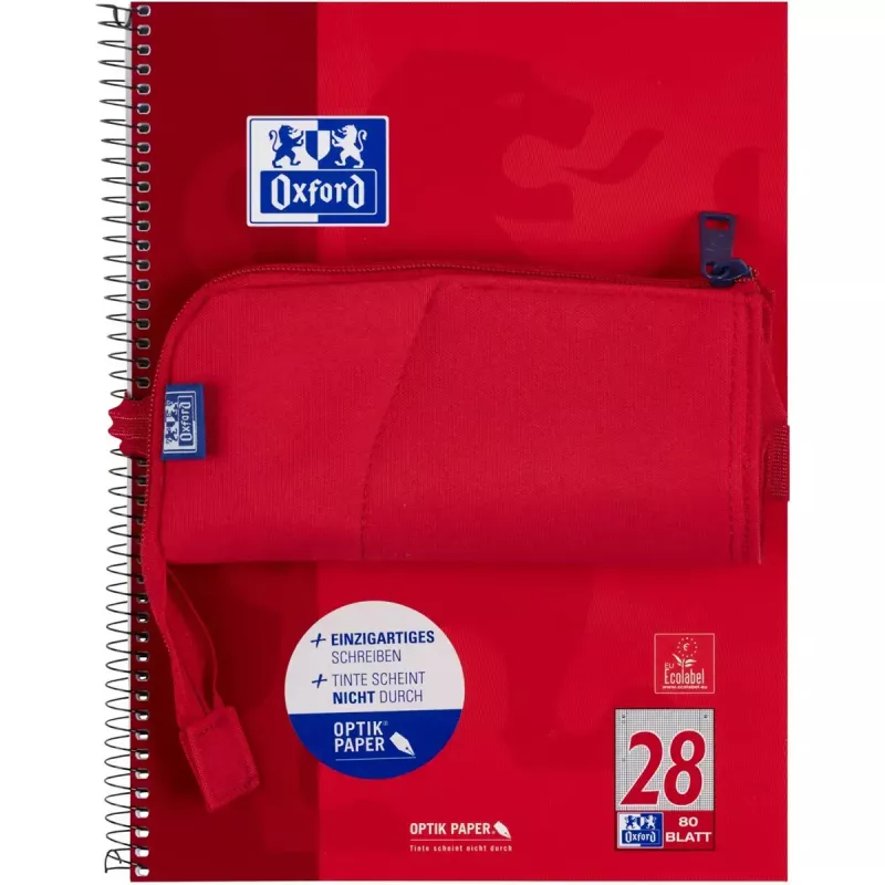 Mīksts penālis Oxford 400183527 Sarkans 220x70x90 mm
