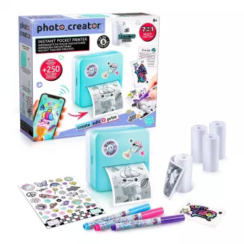 Canal Toys Instant Pocket Printer zils sākuma komplekts (CLK017)