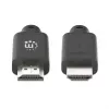 Manhattan HDMI kabelis 15m, 4K@60Hz ar Ethernet, vīriešu-vīriešu, melns