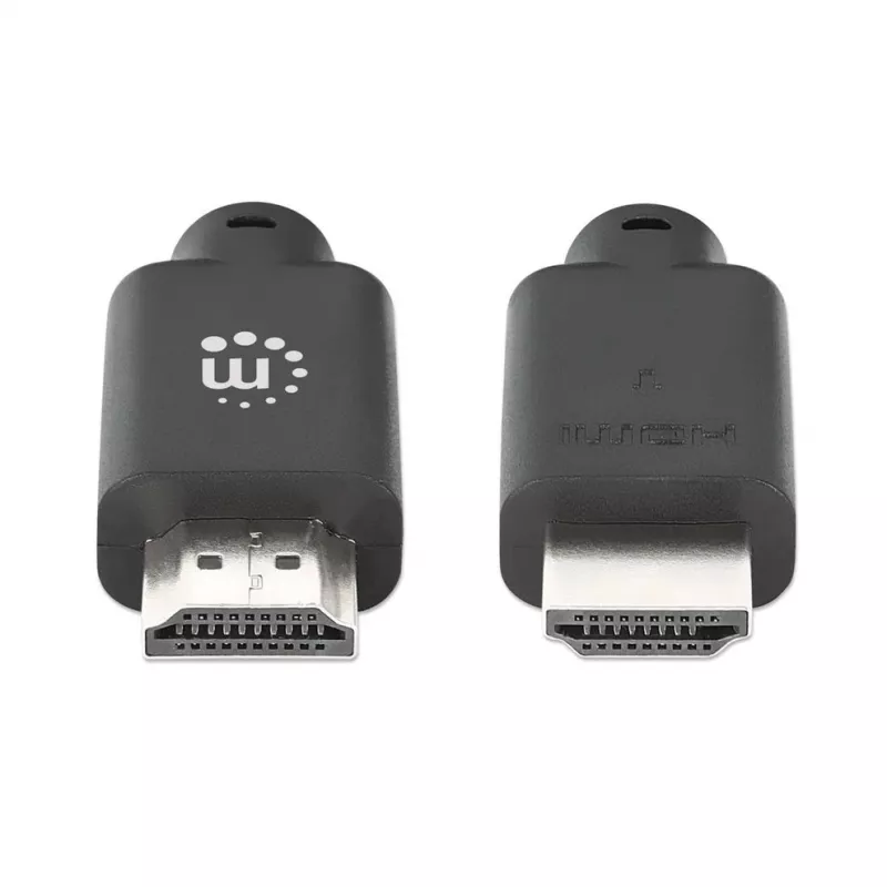 Manhattan HDMI kabelis 15m, 4K@60Hz ar Ethernet, vīriešu-vīriešu, melns