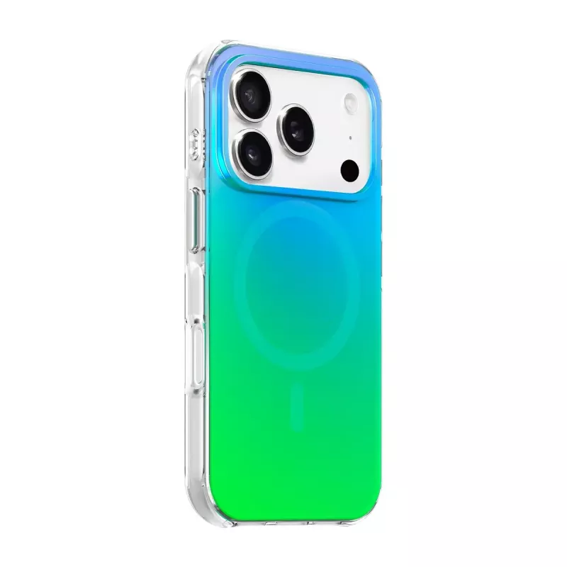 LAUT Huex Wave telefona vāciņš iPhone 17 Pro, ar MagSafe atbalstu, Aqua Mint