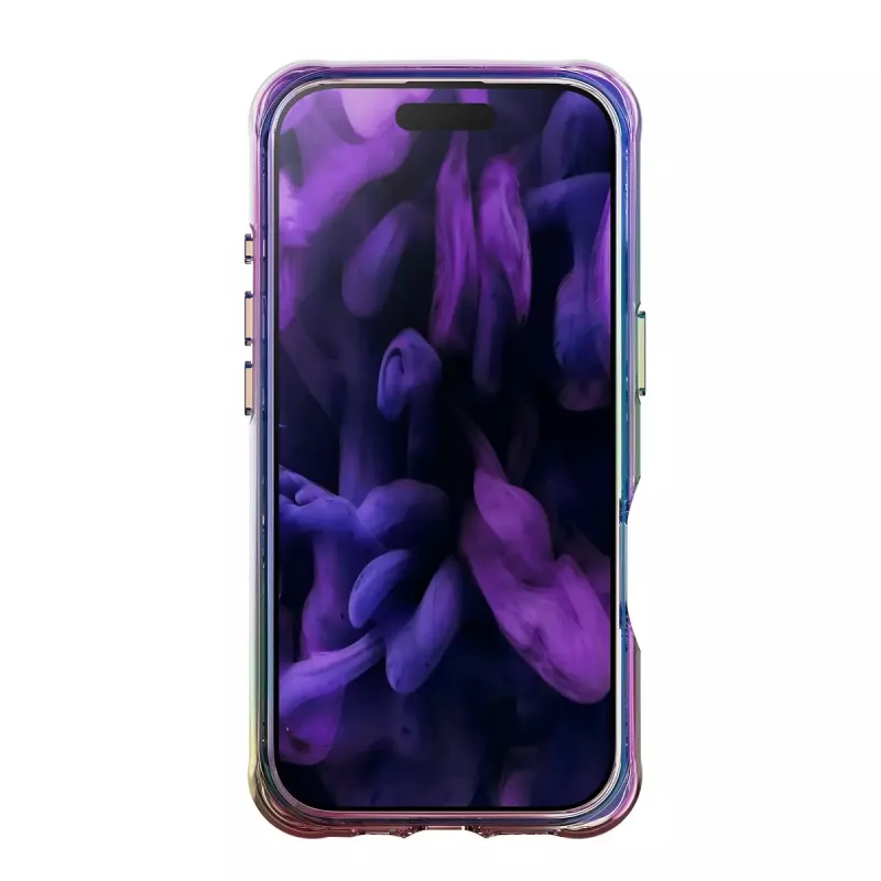LAUT Aero Holo telefona vāciņš iPhone 17 Pro, ar MagSafe atbalstu, polikarbonāts/TPU, Holo Midnight