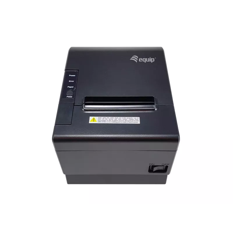 Termo POS čeku printeris EQUIP 58/80mm ar automātisko griezēju, USB/Ethernet/Serial, kases atvilktne, 203x203 DPI