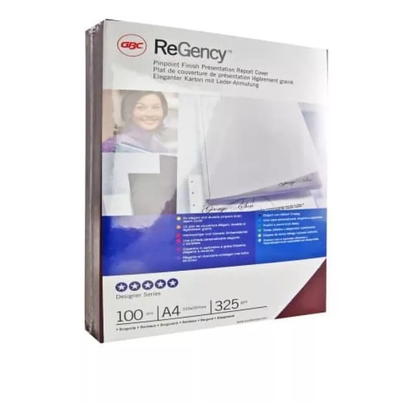 GBC ReGency vāks iesiešanai A4 325 g/m², zils