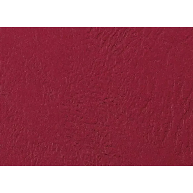 GBC LeatherGrain vāki 250gsm A4 tumši sarkani (100 gab.)