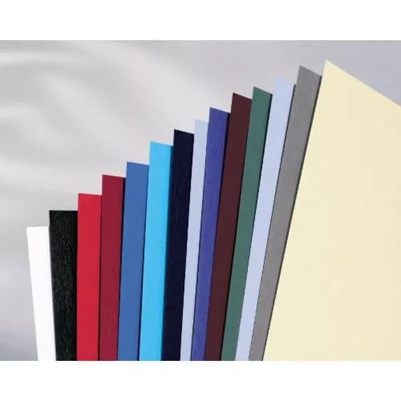 GBC LeatherGrain iesiešanas vāki 250gsm A4 ziloņkaula (100)