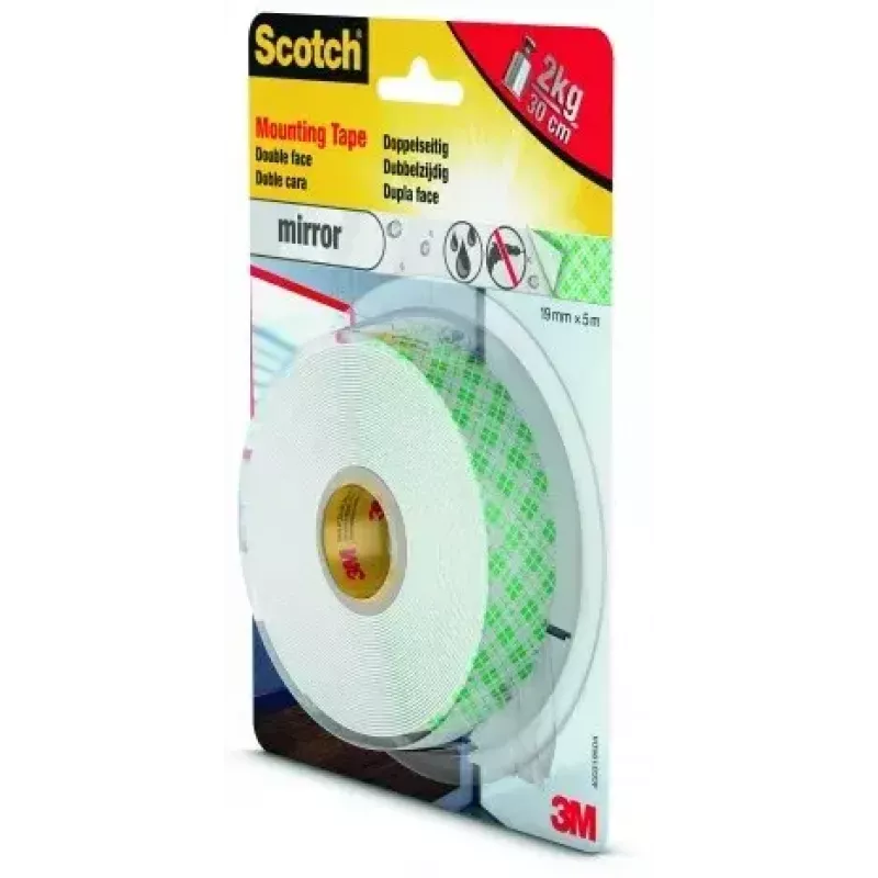 Līmlente 3M 40031950 caurspīdīga 5 m spēcīga saķere 19 mm