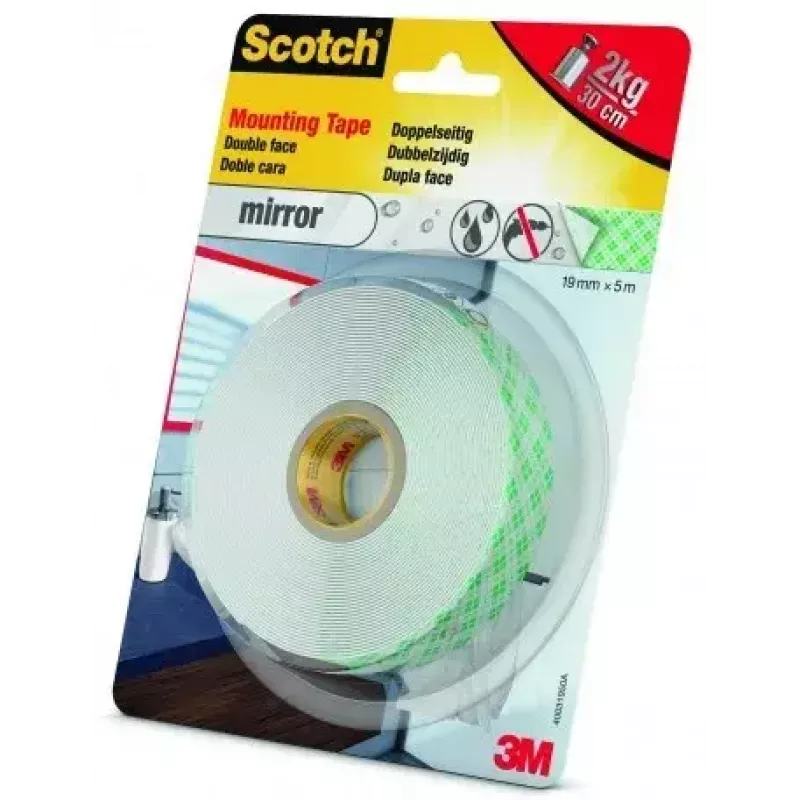 Līmlente 3M 40031950 caurspīdīga 5 m spēcīga saķere 19 mm