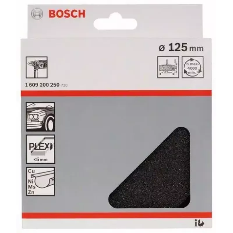 Bosch 1 609 200 250 pulēšanas disks 125 mm