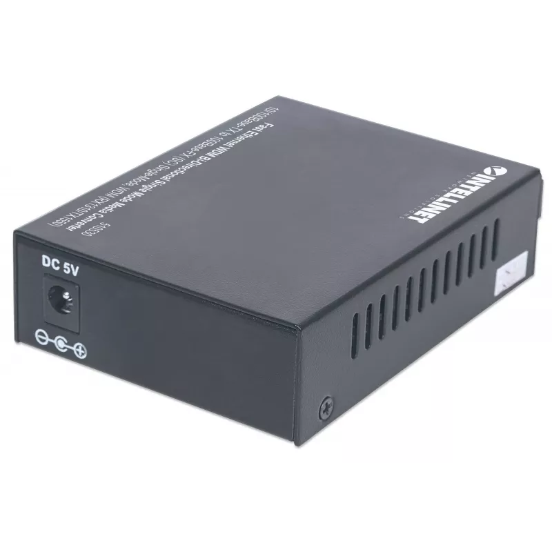 Intellinet Fast Ethernet WDM vienmodas mediju pārveidotājs, 10/100Base-Tx uz 100Base-Fx (SC), 20 km, WDM (Rx1310/Tx1550)