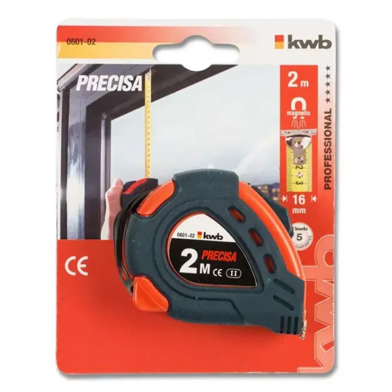 Mērlente KWB 060102 2m ABS tērauds Multi