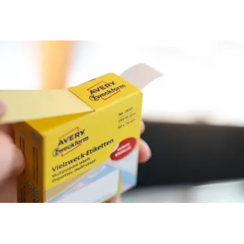 Avery 3851 pašlīmējošā etiķete apaļa Pastāvīgi zaļa 800 gab