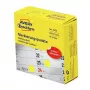 Pašlīmējošas apaļas etiķetes Avery 3852, 1 cm diametrs, pastāvīga līme, 800 gab., dzeltenas