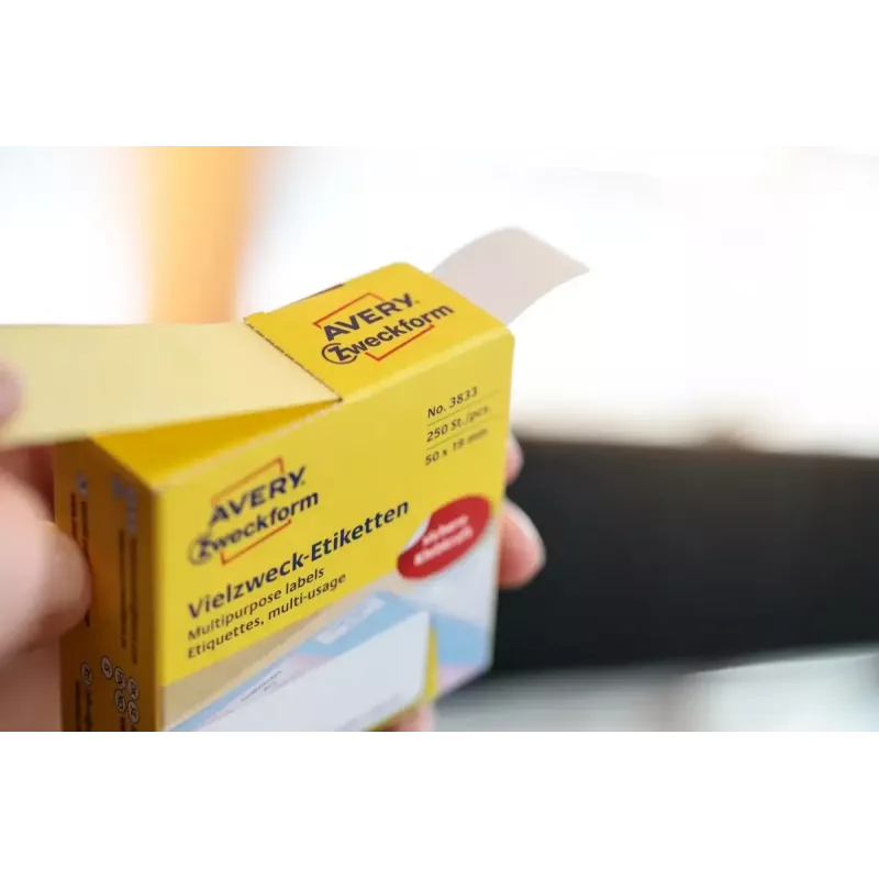 Pašlīmējošas apaļas etiķetes Avery Zweckform 3855 — Zaļa, pastāvīga līme, Ø 1,9 cm, 250 gab.