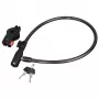Hama 00178109 velosipēda troses slēdzene Melna 650 mm