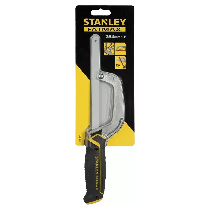 Metāla zāģis Stanley 0-15-211 25 cm Melns Dzeltens Plastmasas rokturis