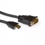 Pārveidošanas kabelis HDMI A vīrišķais uz DVI-D vīrišķais 3,00 m ACT AK3741
