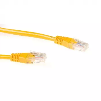 ACT dzeltenais 3 metru U/UTP CAT6A patch kabelis ar RJ45 savienotājiem