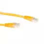 ACT dzeltenais 3 metru U/UTP CAT6A patch kabelis ar RJ45 savienotājiem