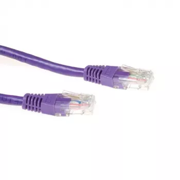 ACT Purple 15 m U/UTP CAT6A savienojuma kabelis ar RJ45 savienotājiem