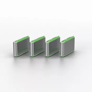 Lindy USB Type C Portu Blokētāji (Bez Atslēgas) - 10 iepakojumā, Zaļi