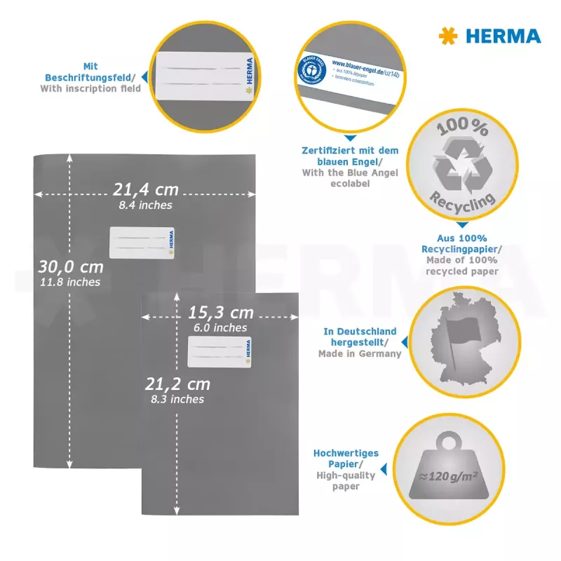 Žurnāla/grāmatas vāks HERMA 5514 Rozā