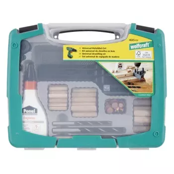 Dībeļu komplekts wolfcraft Universal Dowelmaster Set 78 daļas