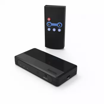 Hama 00121760 Video Slēdzis HDMI Melns 1080p DTS-HD Dolby Digital