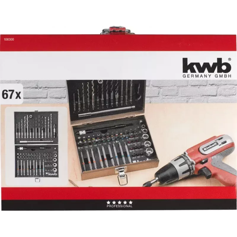 Urbju komplekts KWB 106300 67 gab.