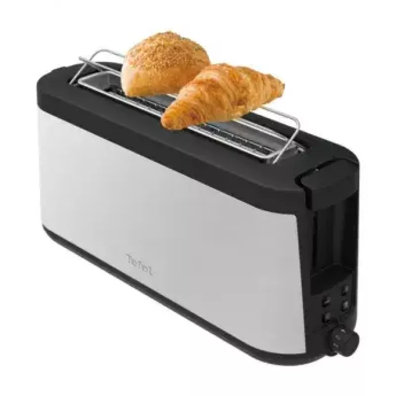 Tosteris Tefal TL4308 2 šķēles 1000 W Melns Nerūsējošais tērauds