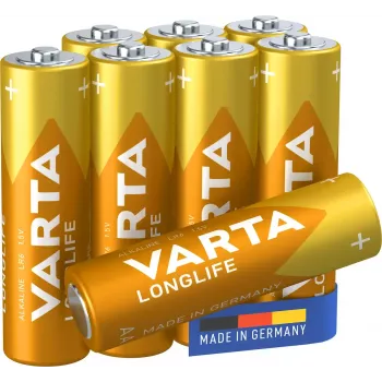 Vienreizējās lietošanas baterija Varta Longlife AA