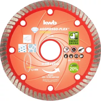 Griešanas disks leņķa slīpmašīnai EINHELL 721140 — akmens, Ø115 mm