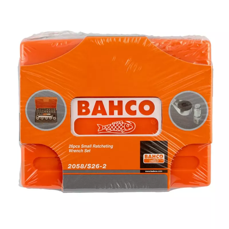 Uzgriežņu atslēgu komplekts Bahco 2058/S26-2, svars 270 g