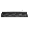 eSTUFF GLB211102 tastatūra Office USB QWERTY Nordic Melna
