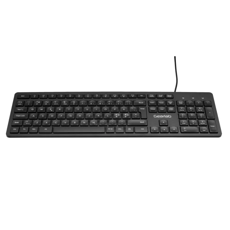 eSTUFF GLB211102 tastatūra Office USB QWERTY Nordic Melna