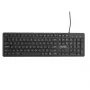 eSTUFF GLB211202 tastatūra Office USB QWERTY US International Melna