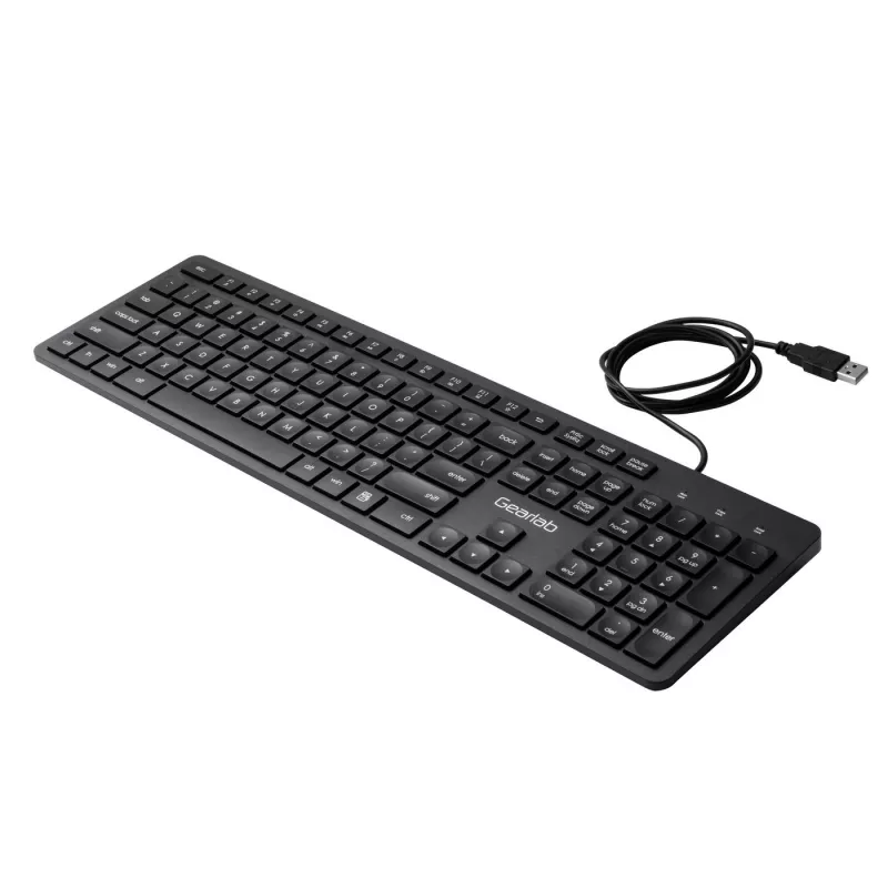 eSTUFF GLB211202 tastatūra Office USB QWERTY US International Melna