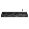 eSTUFF GLB211202 tastatūra Office USB QWERTY US International Melna