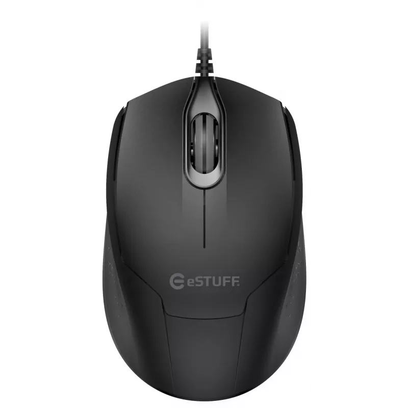 eSTUFF GLB213002 optiskā pele, ambidextrous, USB-A, 1200 DPI