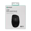 eSTUFF GLB214002 pele Office labā roka RF Bezvadu + Bluetooth IR LED 1800 DPI