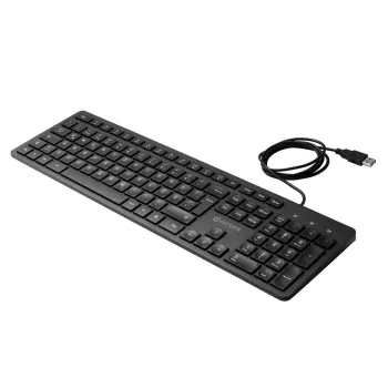 eSTUFF GLB211402 tastatūra Office USB QWERTZ Melna
